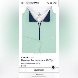 Rhoback Quarterzip Pullover